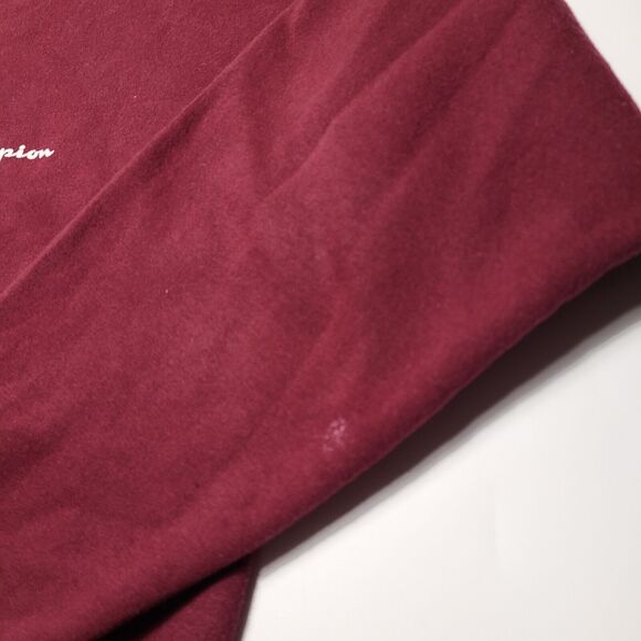 Vintage Champion Crewneck Sweatshirt Men’s Size Large - Maroon Red - Picture 3 of 8